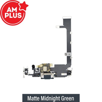 AMPLUS Charging Port for iPhone 11 Pro Max-Matte Midnight Green