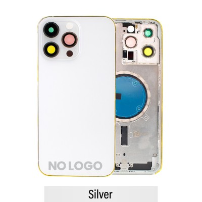 Rear Housing for iPhone 14 Pro Max (NO LOGO)-Silver