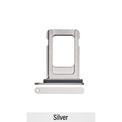 Single SIM Card Tray for iPhone 14 Pro / 14 Pro Max-Silver