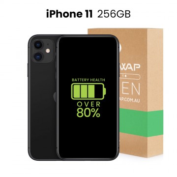 Apple Used Fully Functional iPhone 11 256G Over 80% Battery Health - Grade B+ (Excellent)