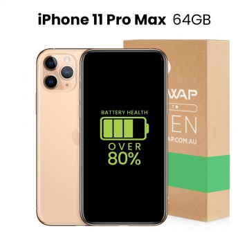 Apple Used Fully Functional iPhone 11 Pro Max 64GB Over 80% Battery Health - Grade B (Good)