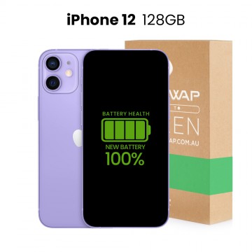 Apple Used Fully Functional iPhone 12 128GB 100% New Battery - Grade A (As New)