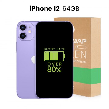 Apple Used Fully Functional iPhone 12 64GB Over 80% Battery Health - Grade C (Acceptable)