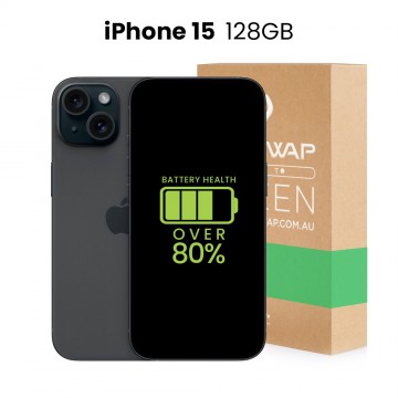 Apple Used Fully Functional iPhone 15 128GB Over 80% Battery Health - Grade C (Acceptable)