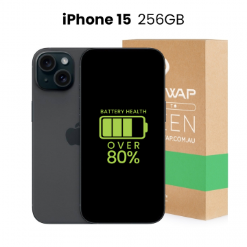 Apple Used Fully Functional iPhone 15 256GB Over 80% Battery Health - Grade C (Acceptable)