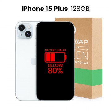 Apple Used Fully Functional iPhone 15 Plus 128GB Below 80% Battery Health - Grade C (Acceptable)