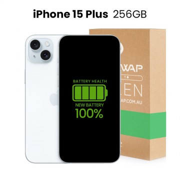 Apple Used Fully Functional iPhone 15 Plus 256GB 100% New Battery - Grade B+ (Excellent)