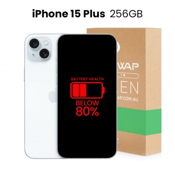 Apple Used Fully Functional iPhone 15 Plus 256GB Below 80% Battery Health - Grade C (Acceptable)