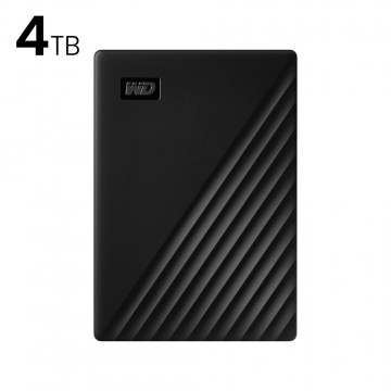 Western Digital 4TB My Passport Portable USB 3.2 External Hard Drive (WDBPKJ0040BBK)