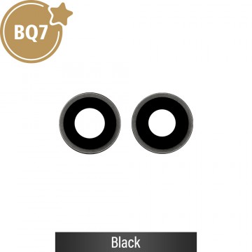 BQ7 Rear Camera Lens With Bracket for iPhone 13 mini / 13-Black (Real Sapphire)