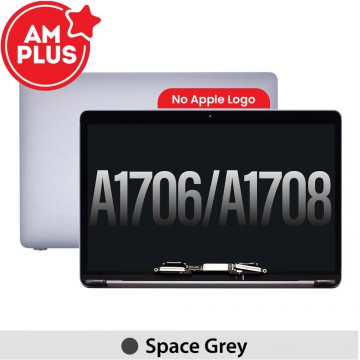 AMPLUS Complete LCD Display Assembly for MacBook Pro 13" A1706 A1708 (Late 2016-Mid 2017) (NO LOGO)-Space Grey