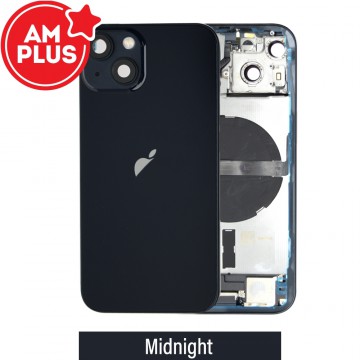 AMPLUS Rear Housing with Full Set Parts for iPhone 13 -Midnight
