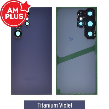 AMPLUS Rear Cover Glass For Samsung Galaxy S24 Ultra-Titanium Violet