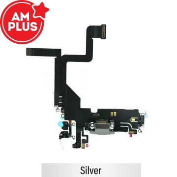 AMPLUS Charging Port for iPhone 14 Pro-Silver