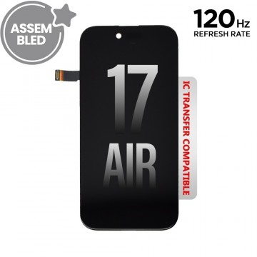ASSEMBLED OLED Screen Replacement for iPhone 17 Air (120HZ, Compatible for IC chip transfer)