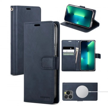 Mercury Blue Moon Diary Case With Magnetic Ring for Samsung Galaxy S24 FE