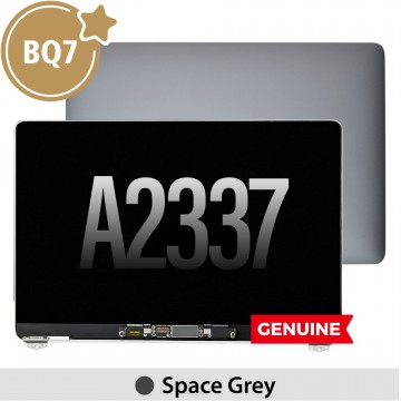 Complete LCD Display Assembly for MacBook Air 13" A2337 (BQ7)-Space Grey (This is genuine glass and genuine flex)
