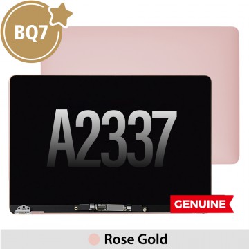 Complete LCD Display Assembly for MacBook Air 13" A2337 (BQ7)-Rose Gold (This is genuine glass and genuine flex)