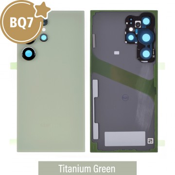 BQ7 Rear Cover Glass for Samsung Galaxy S24 Ultra S928B-Titanium Green