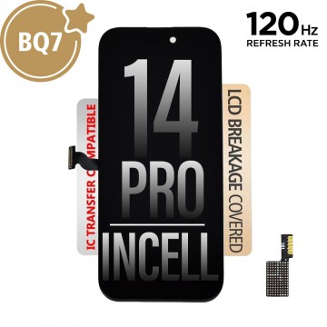 BQ7 Incell LCD Assembly for iPhone 14 Pro Screen Replacement (120HZ, Compatible for IC chip transfer)