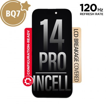 BQ7 Diagnosable Incell LCD Assembly for iPhone 14 Pro Screen Replacement (120HZ, Configuration Ready)