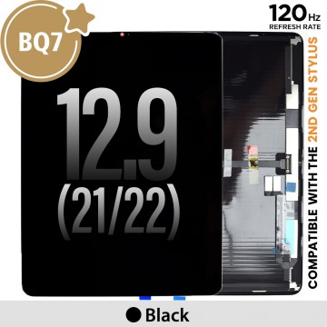 BQ7 LCD Screen Replacement for iPad Pro 12.9 (2021) / 12.9 (2022)-Black (120Hz ProMotion)