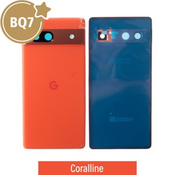 BQ7 Rear Cover Glass for Google Pixel 7A-Coral