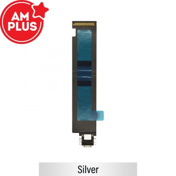 AMPLUS Charging Port with Flex Cable for Apple iPad Pro 12.9 inch First Generation (Wi-Fi)-Silver