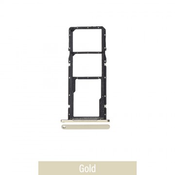 Dual SIM Card Tray for Samsung Galaxy A06 4G A065F-Gold