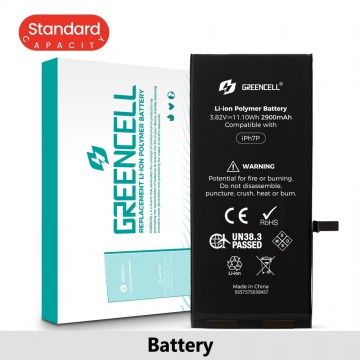 Greencell (Standard Capacity 2900mAh) iPhone 7 Plus Replacement Battery with Adhesive Strips