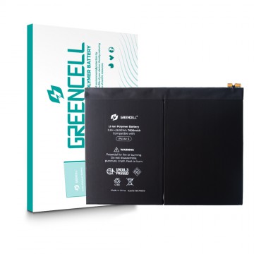 Greencell iPad Air 5 / Air 11 (2024) / iPad 10 (2022) / iPad 11 (2025) Replacement Battery 7606mAh with Adhesive Strips