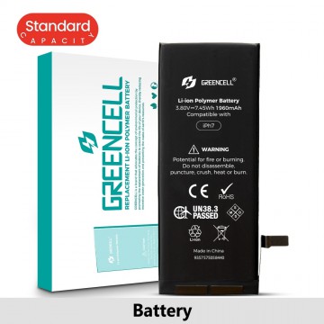 Greencell (Standard Capacity 1960mAh) iPhone 7 Replacement Battery with Adhesive Strips