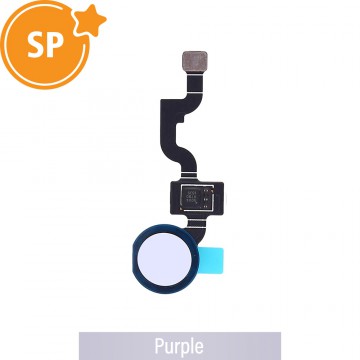 Fingerprint Reader with Flex Cable for Google Pixel 3a XL (Service Pack)-Purple
