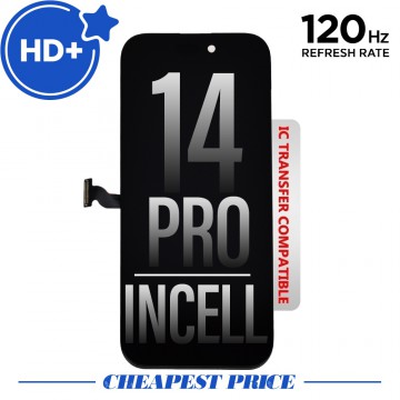 HD+ Display Incell LCD Assembly for iPhone 14 Pro Screen Replacement (120HZ,Compatible for IC chip transfer)
