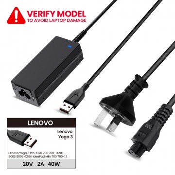Laptop Power Adapter LO40200YOGA For Lenovo Yoga 3 Pro-1370 700 700-14ISK 900S 900S-12ISK IdeaPad Miix 700 700-12