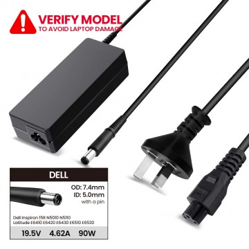 Laptop Power Adapter DL901957450 For Dell Inspiron 15R N5010 N5110 Latitude E6410 E6420 E6430 E6510 E6520 (With Pin Inside)