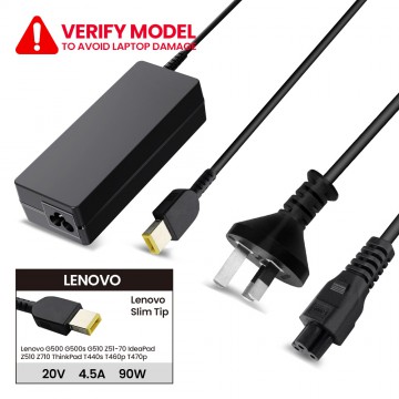Laptop Power Adapter LO90200USB  For Lenovo G500 G500s G510 Z51-70 IdeaPad Z510 Z710 ThinkPad T440s T460p T470p (Lenovo Slim Tip)
