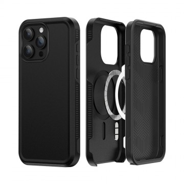 iPhone 15 Pro Max Redefine Minimalist Shockproof 2 in 1 Case Cover With Magnetic Ring 