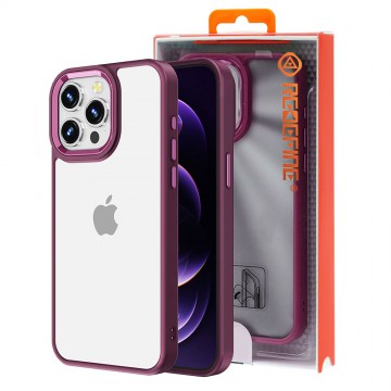 iPhone 15 Pro Max Metal Camera Lens Transparent Protection Shockproof Case Cover