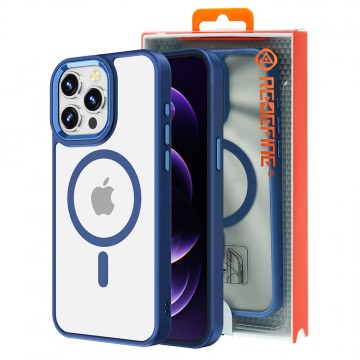 Redefine Metal Camera Lens Transparent Case Cover With Magnetic Ring for iPhone 13 Pro Max