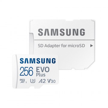 Samsung 256GB EVO Plus 160MB/s MicroSDXC Card With Adapter 2024 (MB-MC256SA)