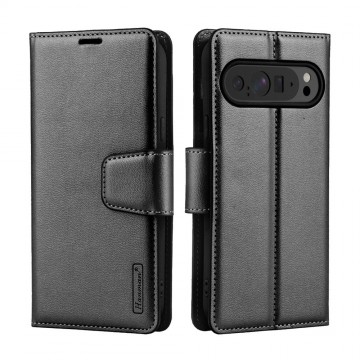 Hanman PU Flip Leather Wallet Case for Google Pixel 9 Pro XL / 10 Pro XL / 11 Pro XL
