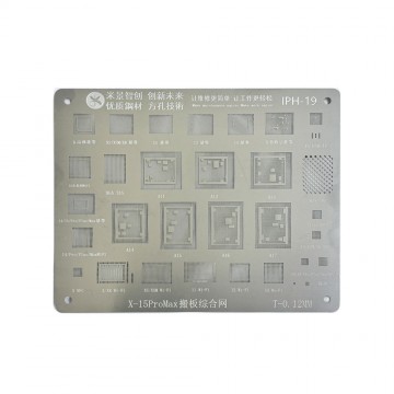 MiJing High Precision BGA Reballing Stencil for iPhone X-15 Series