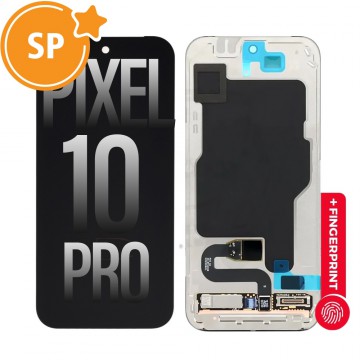 OLED Screen Digitizer Replacement with Bezel Frame for Google Pixel 10 Pro G949-01418-00 (Service Pack)