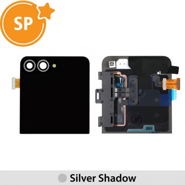 Samsung Galaxy Z Flip6 F741B Outer OLED Screen Replacement GH97-30012A (Service Pack)-Silver Shadow