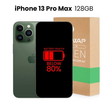 Apple Used Fully Functional iPhone 13 Pro Max 128GB Below 80% Battery Health - Grade A (As New)