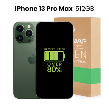 Apple Used Fully Functional iPhone 13 Pro Max 512GB Over 80% Battery Health - Grade B (Good)
