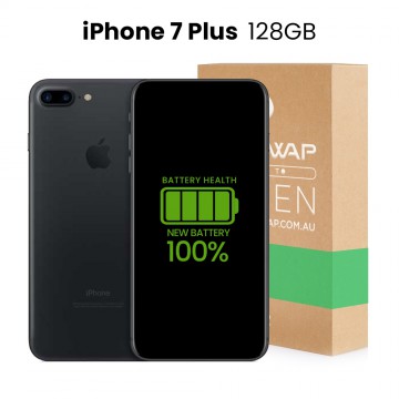 Apple Refurbished Fully Functional iPhone 7 Plus 128GB 100% New Battery - Grade B+ (Excellent)