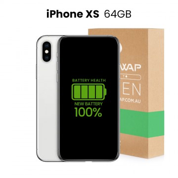 Apple Used Fully Functional iPhone XS 64GB 100% New Battery - Grade B+ (Excellent)