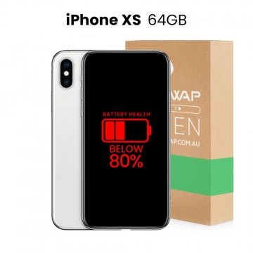 Apple Used Fully Functional iPhone XS 64GB Below 80% Battery Health - Grade A (As New)